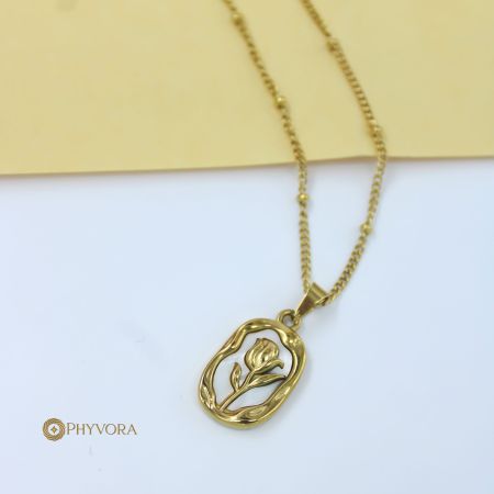 Golden Whisper Botanica necklace